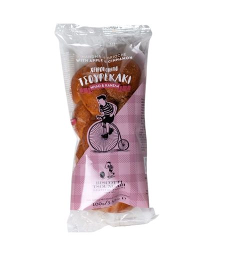 ΤΣΟΥΡΕΚΑΚΙ BISCOTTI TSOUNGARI 100g - ΜΗΛΟ/ΚΑΝΕΛΑ