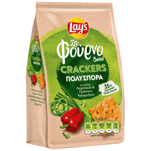 LAYS CRACKER ΛΑΧΑΝΙΚΑ 80g