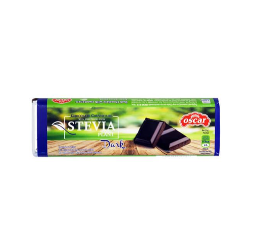 OSCAR ΚΟΥΒΕΡΤΟΥΡΑ ΣΟΚΟΛΑΤΑ ΥΓΕΙΑΣ STEVIA 125g