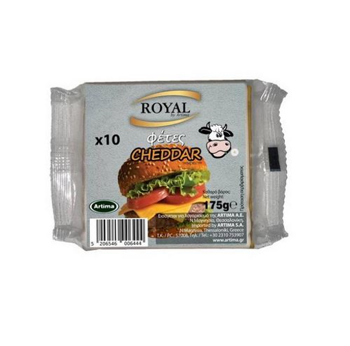 ROYAL CHEDDAR ΣΕ ΦΕΤΕΣ ΤΗΓΜΕΝΟ 175g