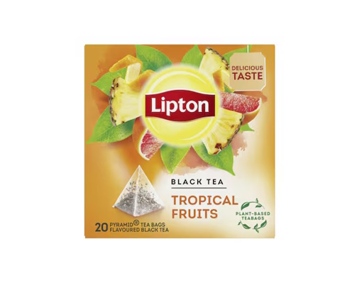 LIPTON ΤΣΑΙ ΠΥΡΑΜΙΔΑ (20x1,8gr.) - (TROPICAL FRUITS)