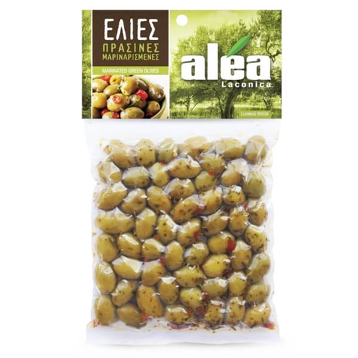 ALEA ΕΛΙΕΣ ΠΡΑΣΙΝΕΣ ΧΑΛΚΙΔΙΚΗΣ ΜΕ ΜΑΡΙΝΑΔΑ 250gr.