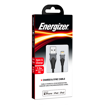 ΚΑΛΩΔΙΟ USB 2.0 A ΣΕ LIGHTNING 1.2m ΜΑΥΡΟ/ΓΚΡΙ ENERGIZER C61LIGBK4