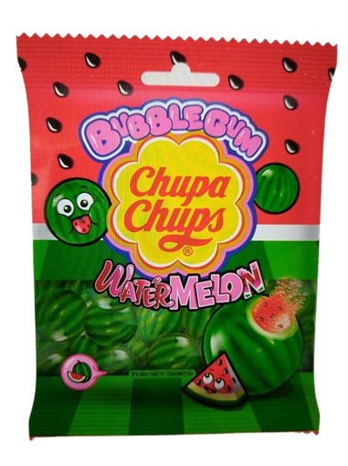 CHUPA CHUPS BUBBLEGUM 80g - (WATERMELON)