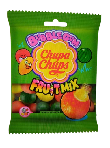 CHUPA CHUPS BUBBLEGUM 80g - (FRUIT MIX)