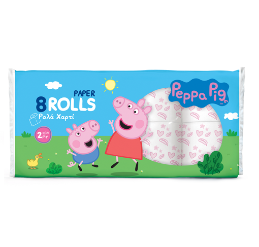 ΧΑΡΤΙ ΥΓΕΙΑΣ PEPPA PIG 2ΦΥΛΛΟ (8Χ75g)