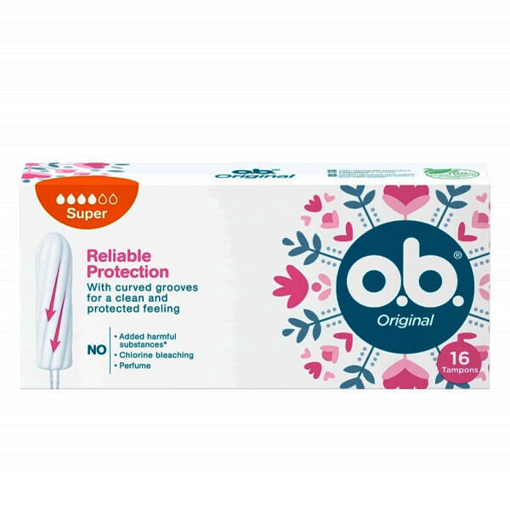 O.B. TAMPONS RELIABLE PROTECTION 16τεμ. - (SUPER)