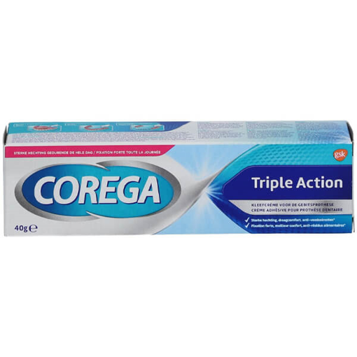 COREGA ΣΤΕΡΕΩΤΙΚΗ ΚΡΕΜΑ ΟΔΟΝΤΟΣΤΟΙΧΙΑΣ 40gr. - (TRIPLE ACTION)