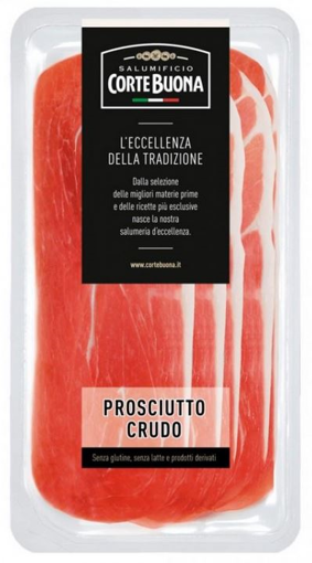 PROSCIUTTO CRUDO ΦΕΤΕΣ 80γρ. CORTE BUONA ΙΤΑΛΙΑΣ