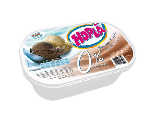 ΠΑΓΩΤΟ ΟΙΚΟΓΕΝΕΙAΚΟ HOPLA ΒΑΝΙΛΙΑ - ΚΑΚΑΟ 0% 2kg