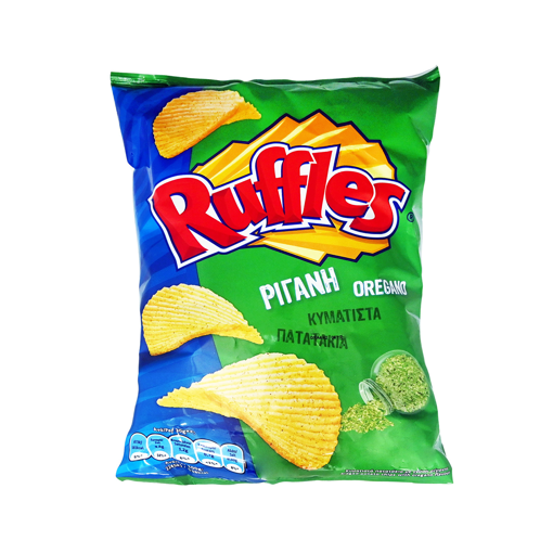 RUFFLES CHIPS 150g - (ΡΙΓΑΝΗ)